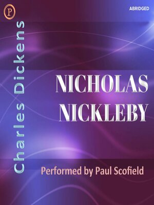 cover image of Nicholas Nickleby